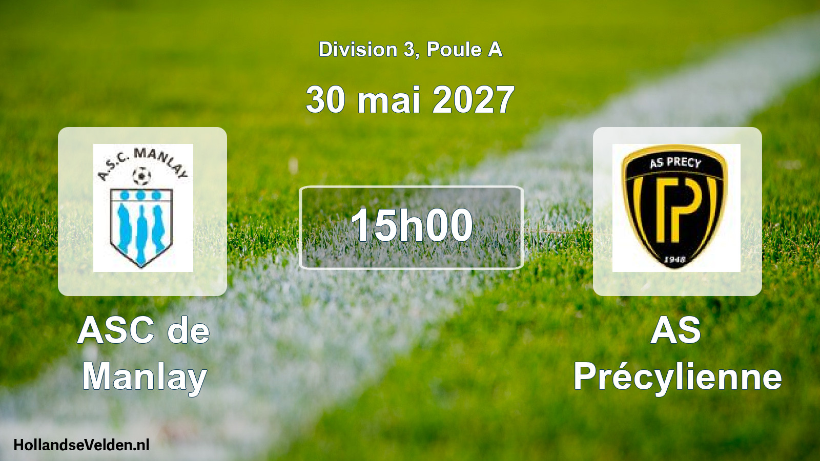 Scheduled Match: ASC de Manlay - AS Précylienne (30 May 2027)