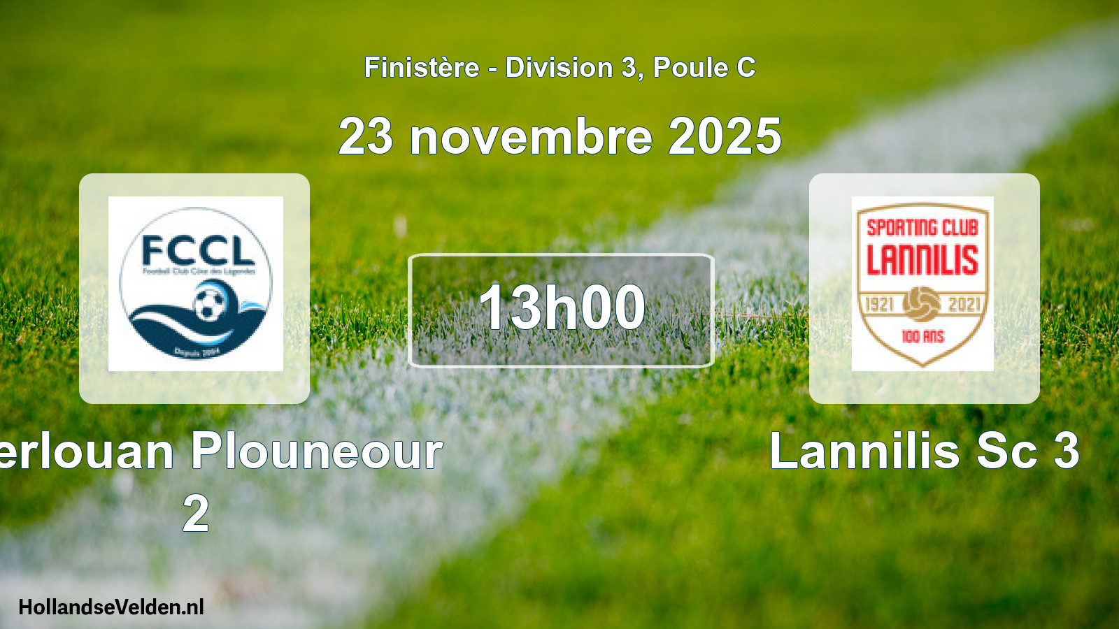 Scheduled Match: Kerlouan Plouneour 2 - Lannilis Sc 3 (23 November 2025)
