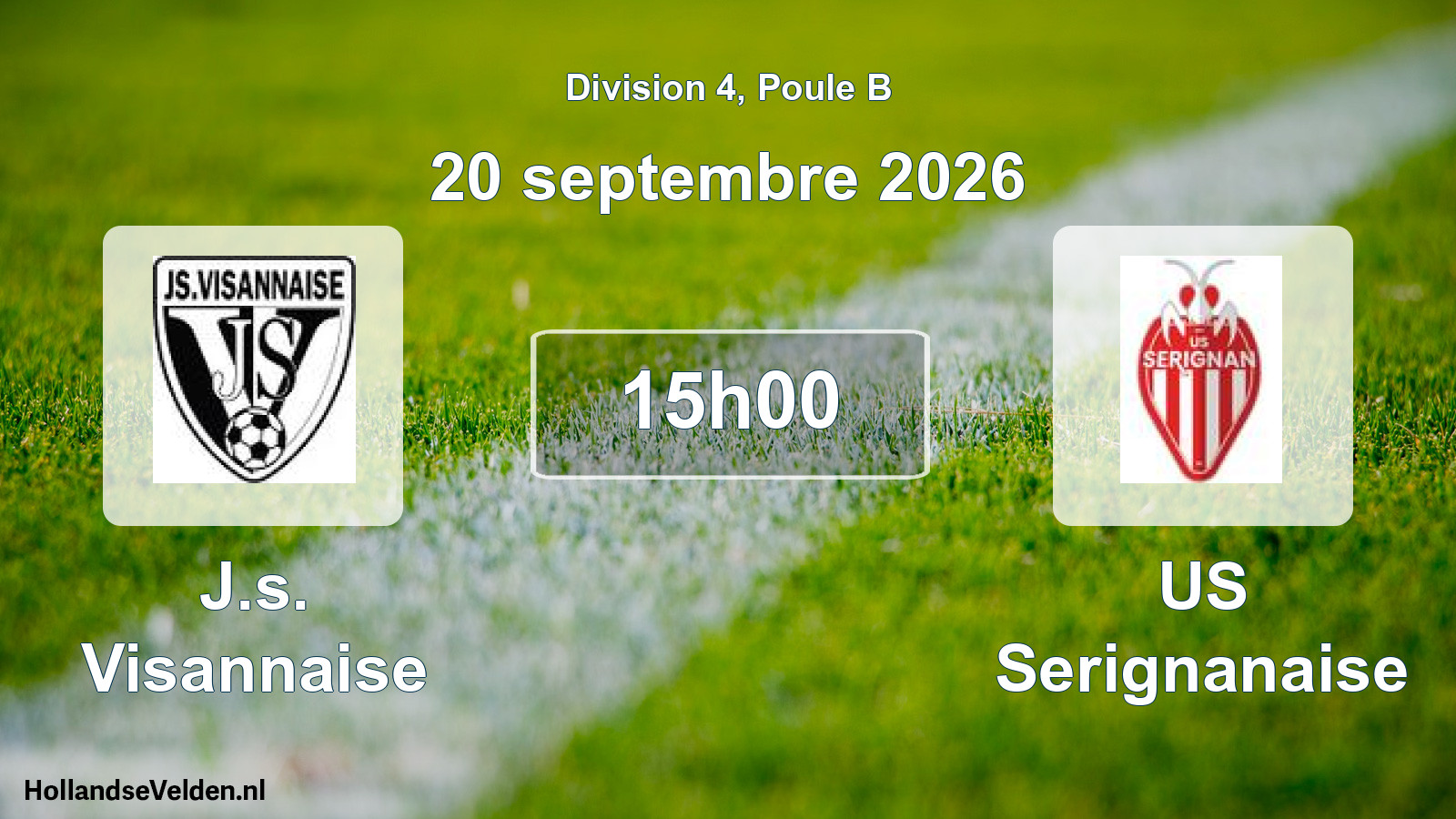 Scheduled Match: J.s. Visannaise - US Serignanaise (20 September 2026)