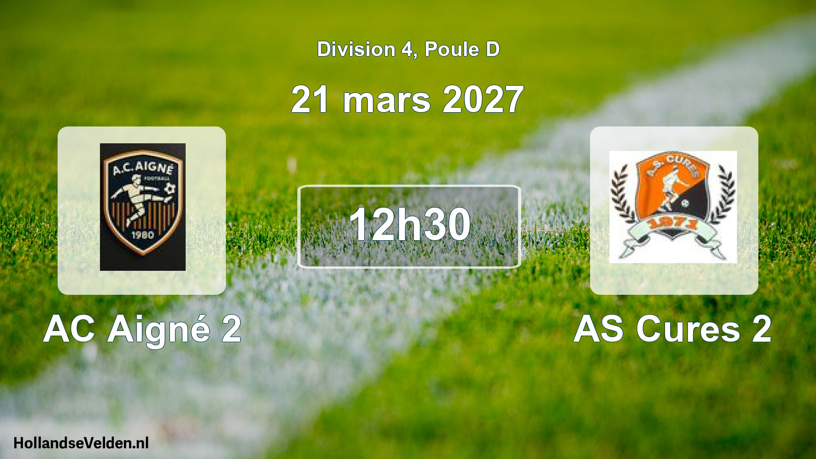 Scheduled Match: AC Aigné 2 - AS Cures 2 (21 March 2027)
