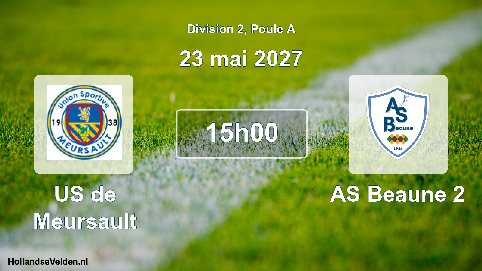 Scheduled Match: US de Meursault - AS Beaune 2 (23 May 2027)
