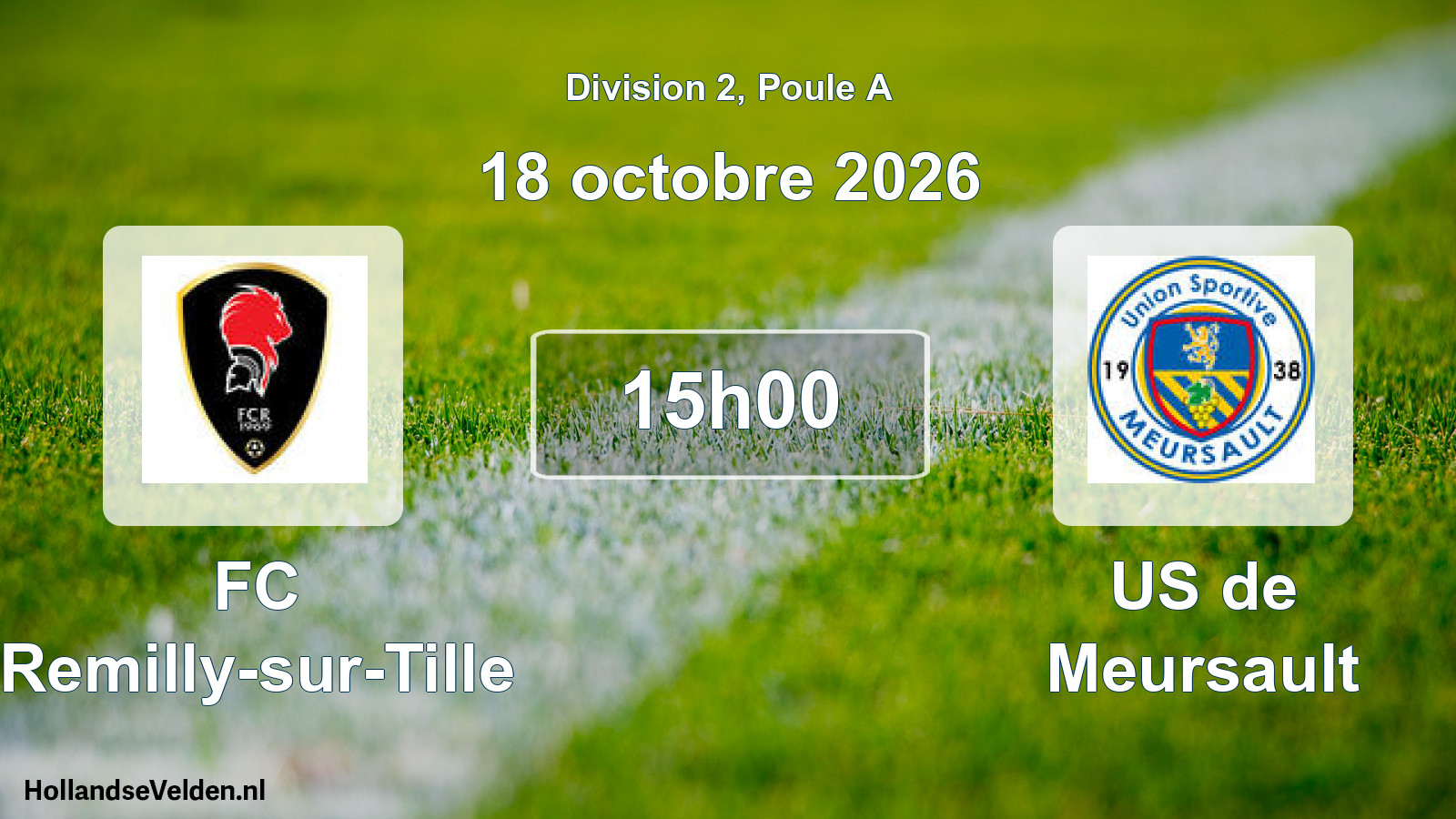 Scheduled Match: FC Remilly-sur-Tille - US de Meursault (18 October 2026)