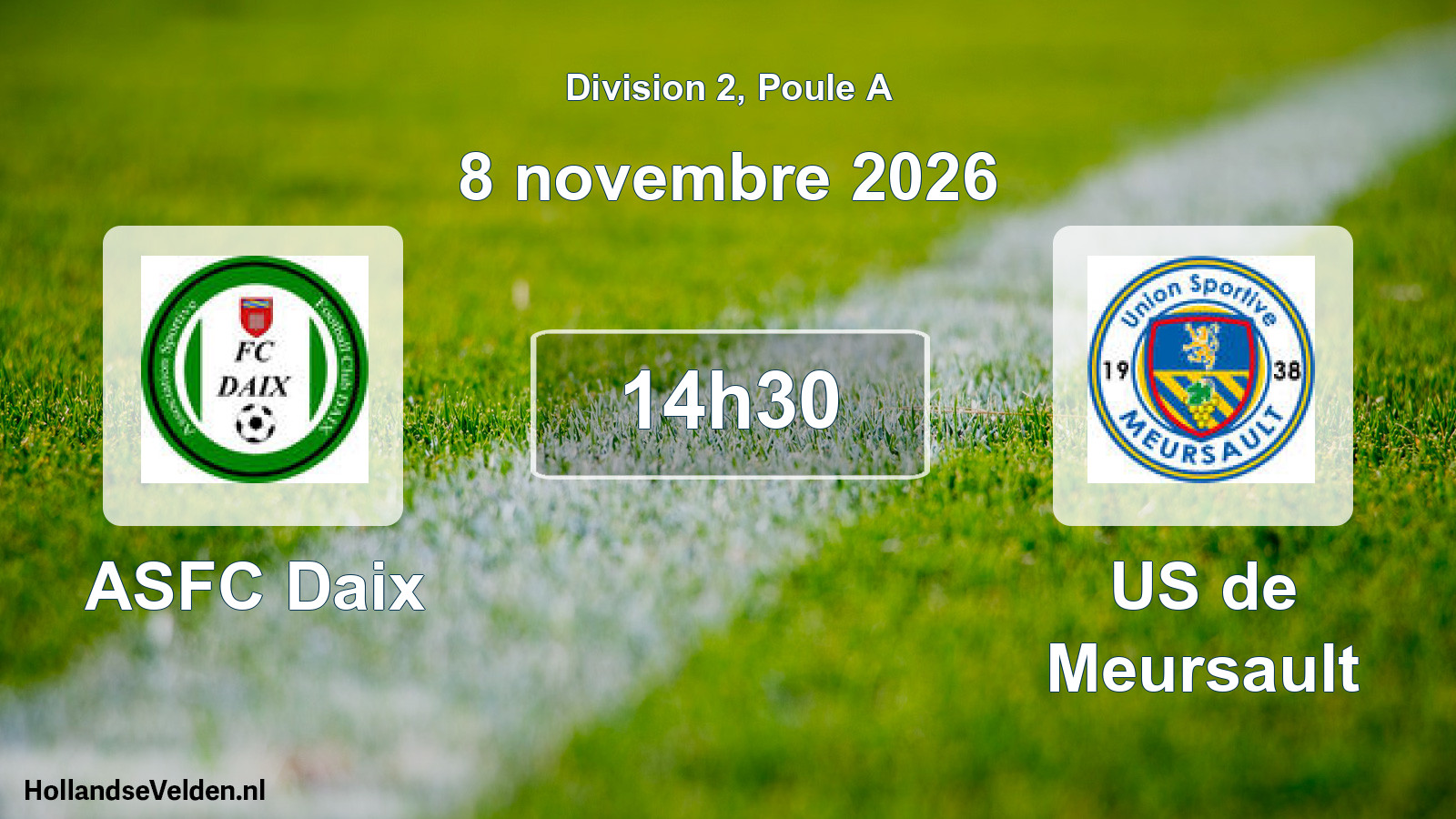 Scheduled Match: ASFC Daix - US de Meursault (8 November 2026)