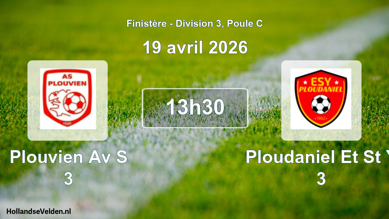 Scheduled Match: Plouvien Av S 3 - Ploudaniel Et St Y 3 (19 April 2026)