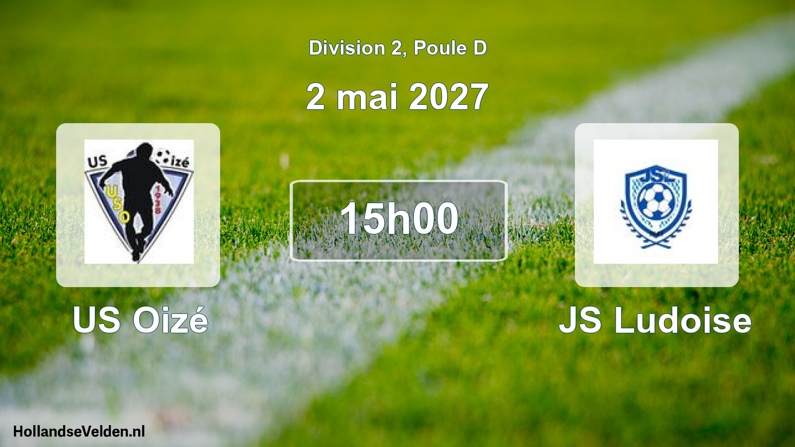 Scheduled Match: US Oizé - JS Ludoise (2 May 2027)