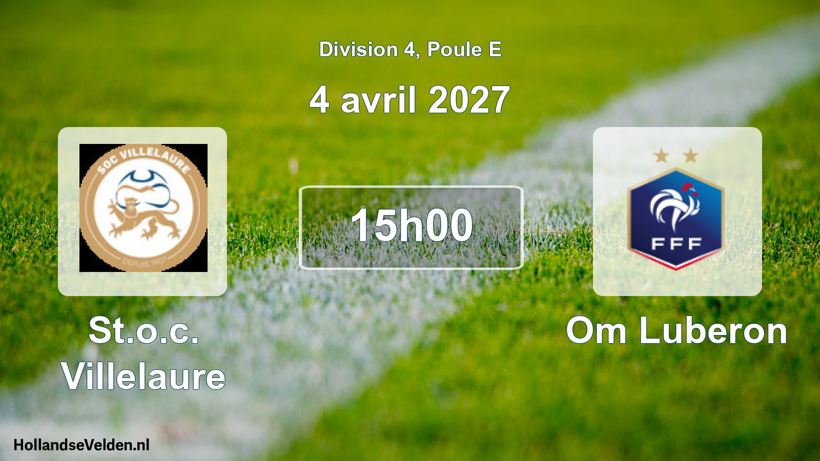 Scheduled Match: St.o.c. Villelaure - Om Luberon (4 April 2027)