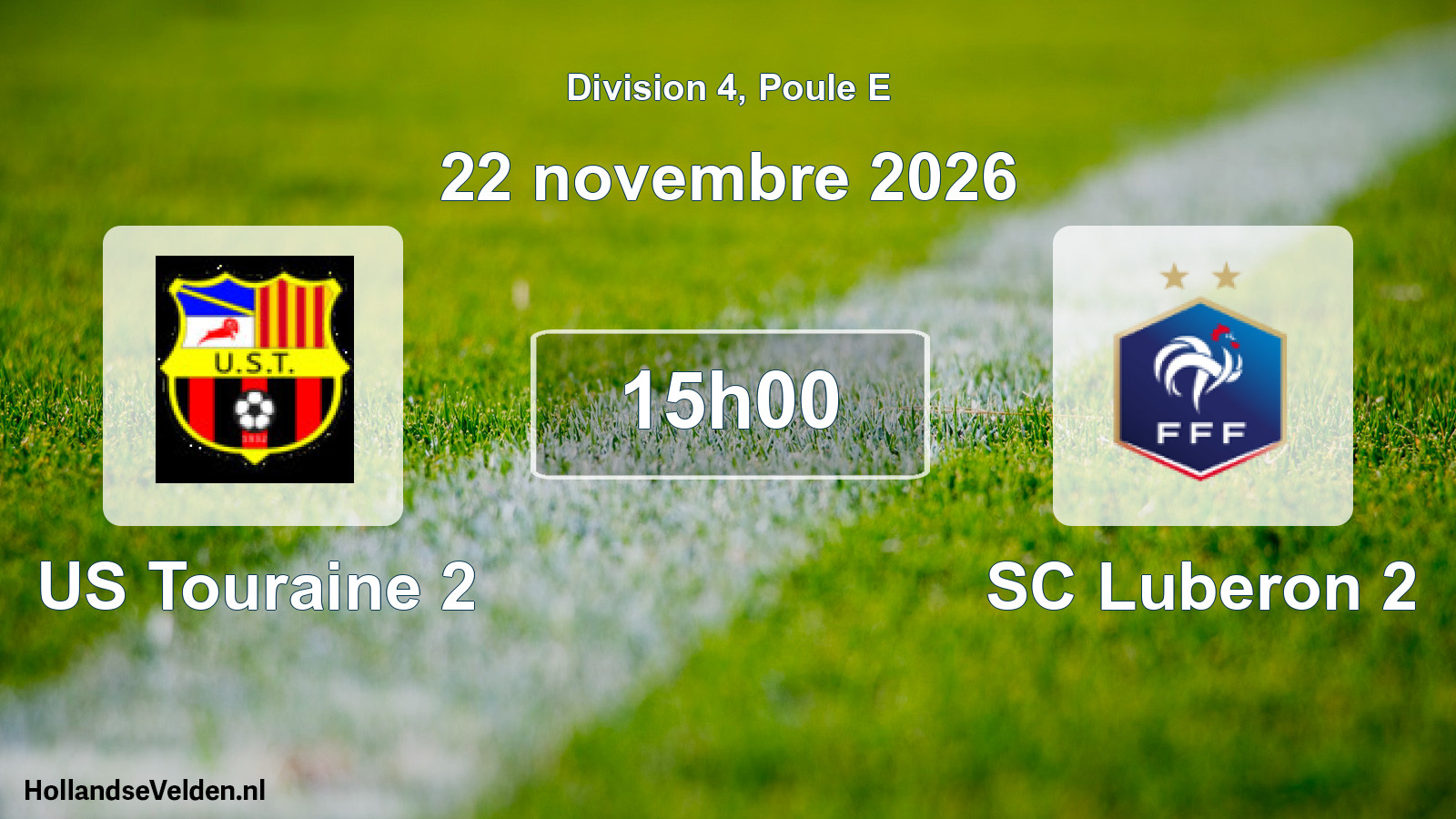 Scheduled Match: US Touraine 2 - SC Luberon 2 (22 November 2026)