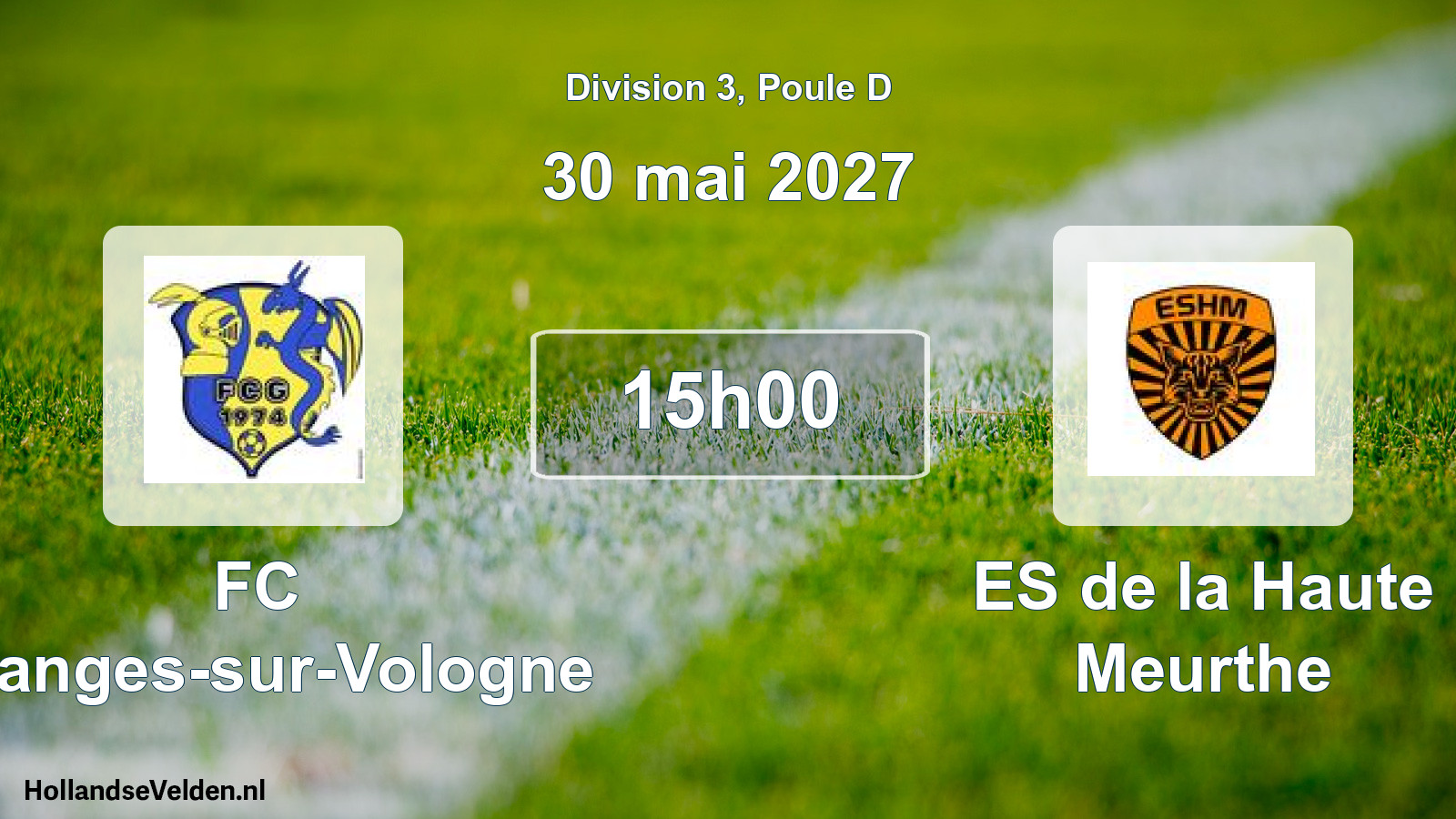 Match programmé: FC Granges-sur-Vologne - ES de la Haute Meurthe (30 mai 2027)