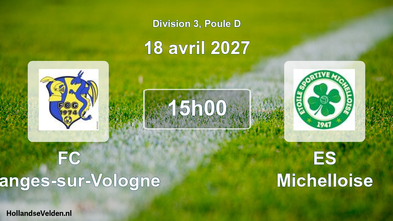 Match programmé: FC Granges-sur-Vologne - ES Michelloise (18 avril 2027)