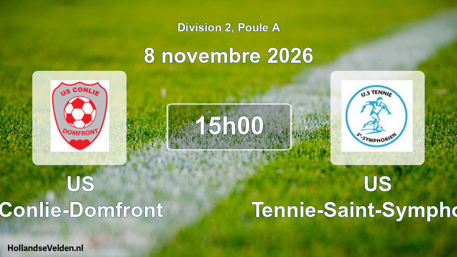 Scheduled Match: US Conlie-Domfront - US Tennie-Saint-Symphorien (8 November 2026)