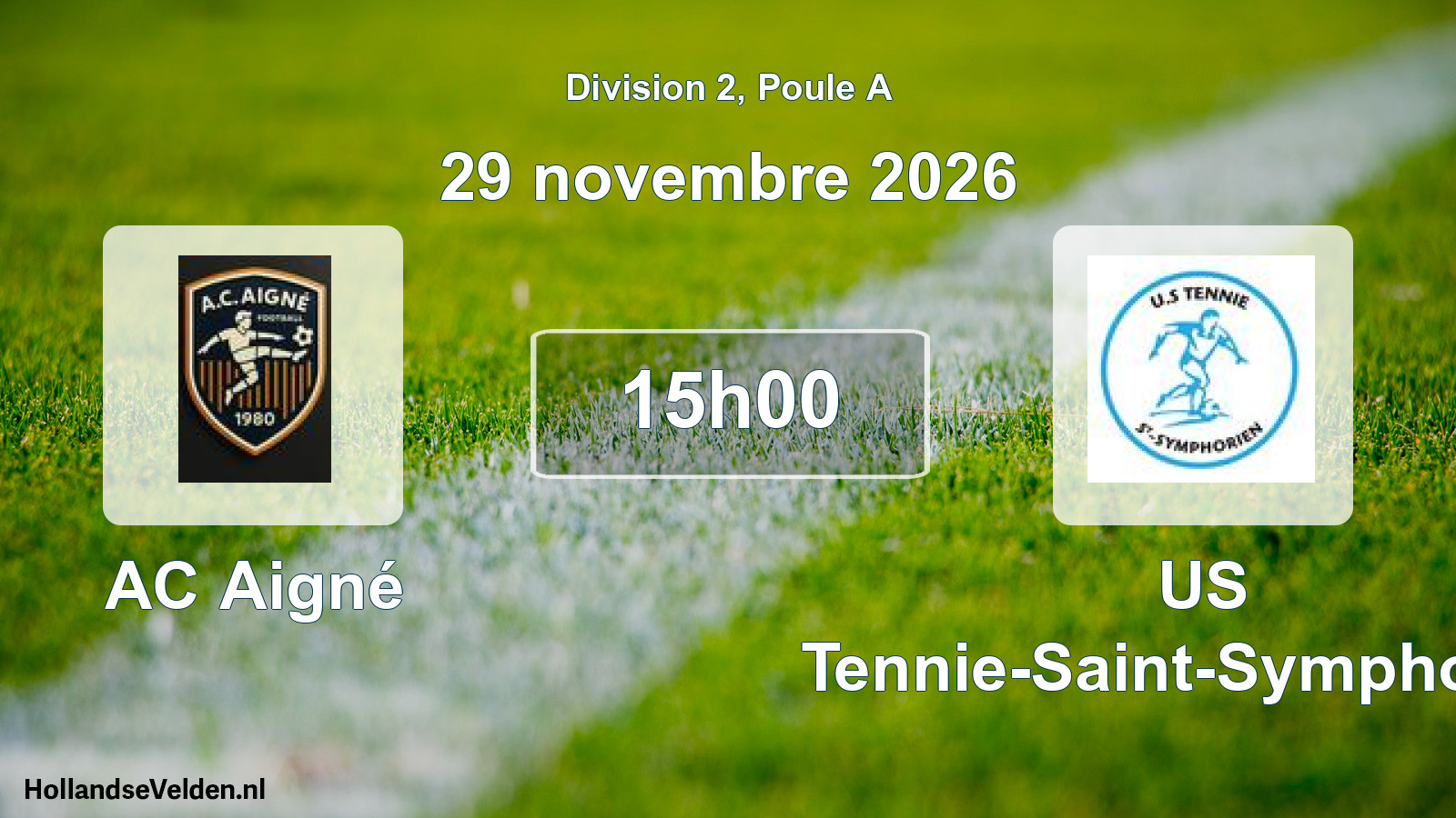 Scheduled Match: AC Aigné - US Tennie-Saint-Symphorien (29 November 2026)