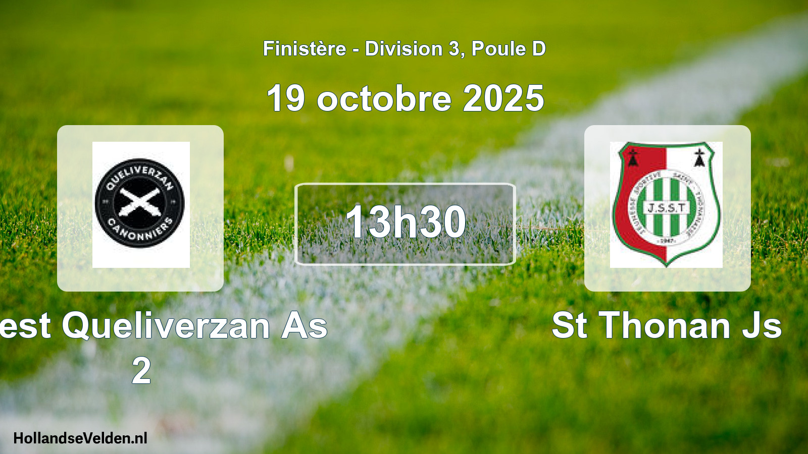 Scheduled Match: Brest Queliverzan As 2 - St Thonan Js (19 October 2025)
