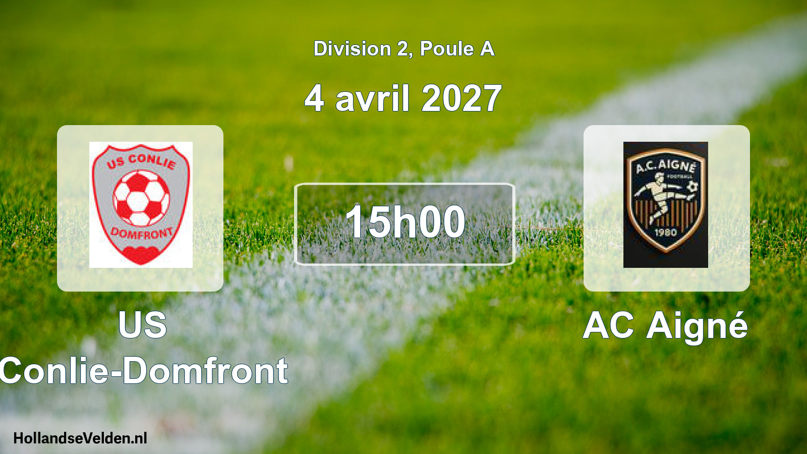 Scheduled Match: US Conlie-Domfront - AC Aigné (4 April 2027)