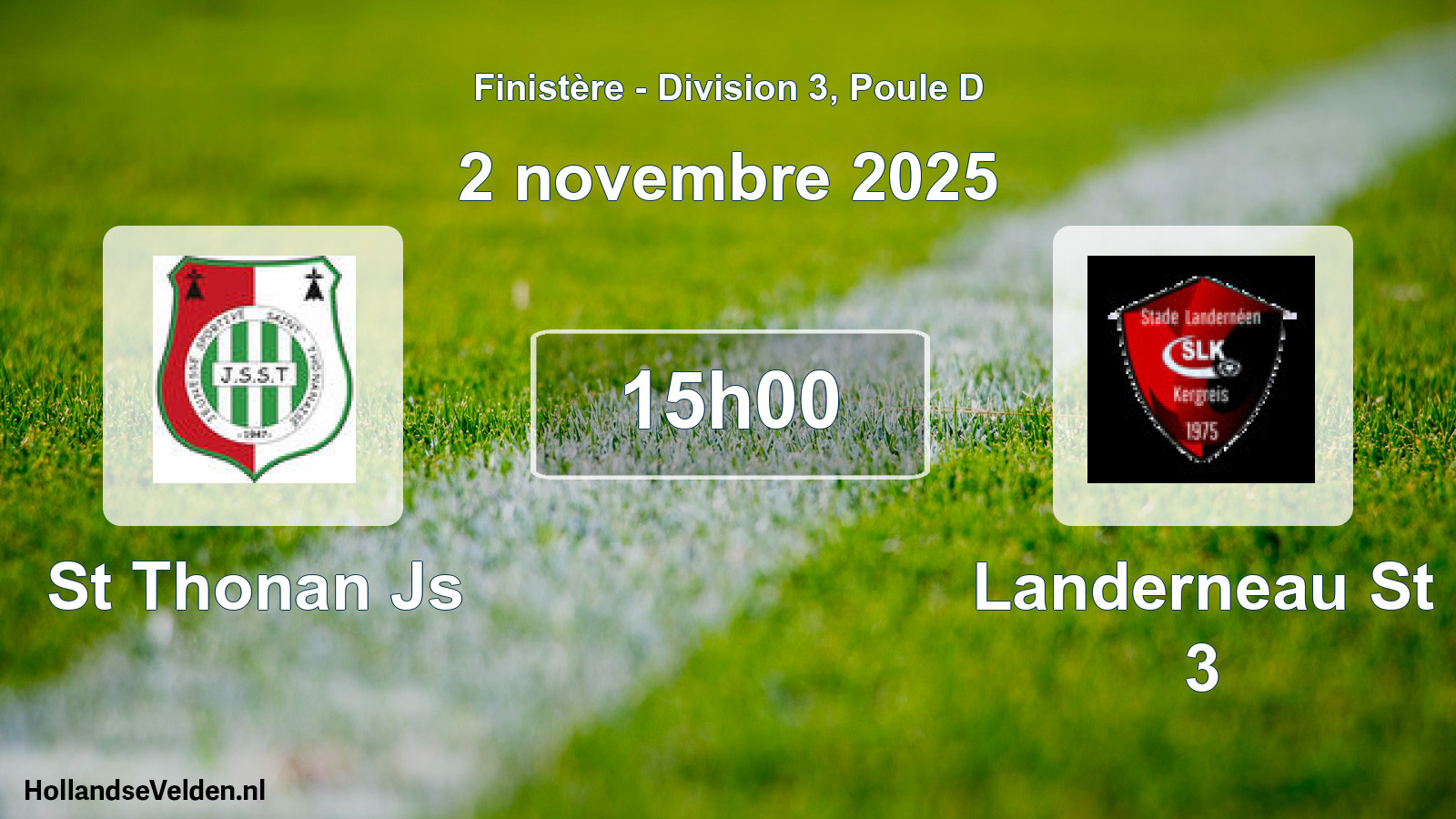 Scheduled Match: St Thonan Js - Landerneau St 3 (2 November 2025)