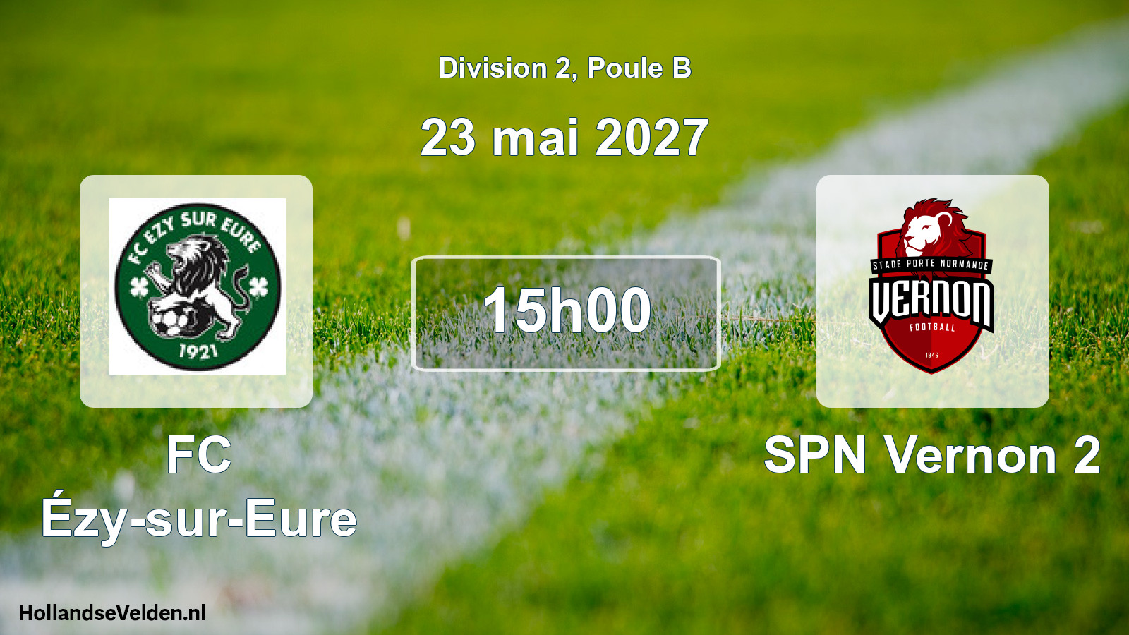 Match programmé: FC Ézy-sur-Eure - SPN Vernon 2 (23 mai 2027)
