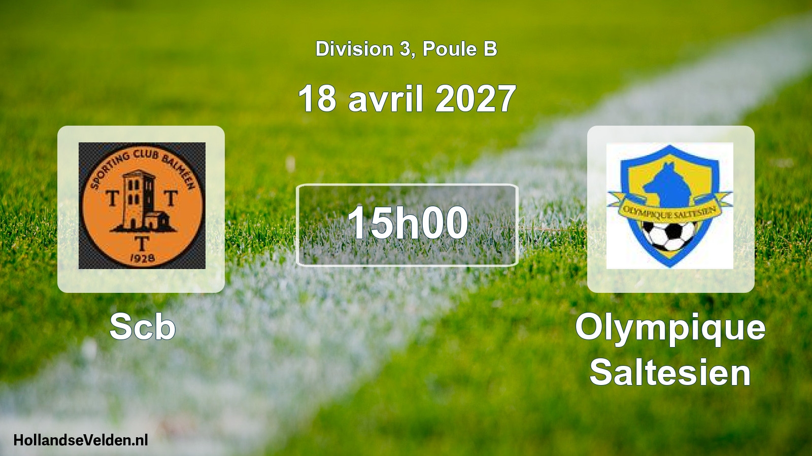 Match programmé: Scb - Olympique Saltesien (18 avril 2027)