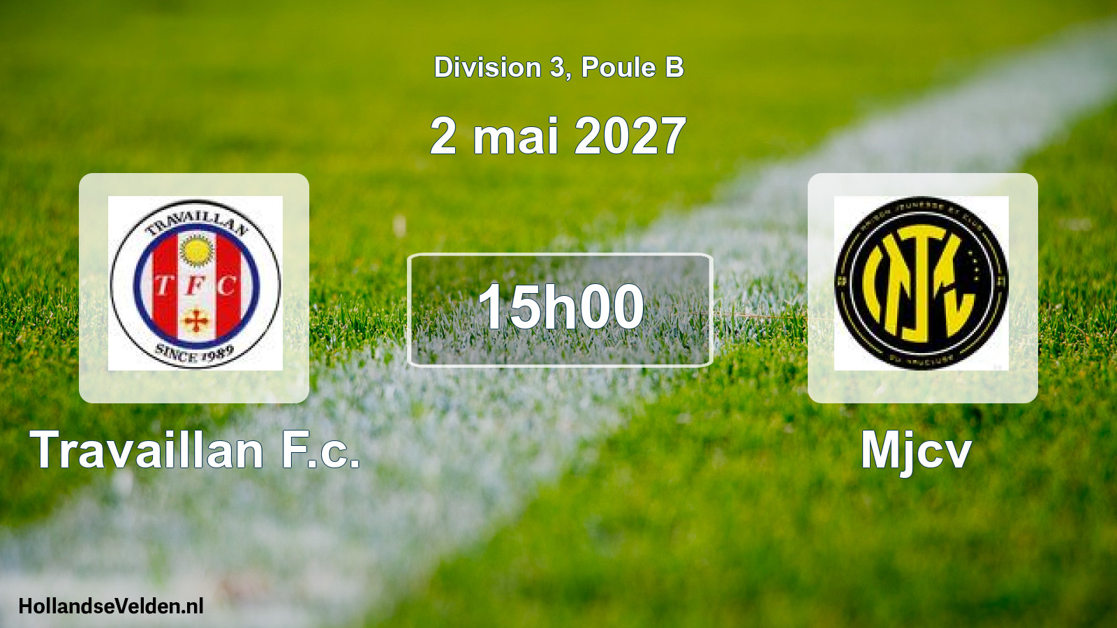 Match programmé: Travaillan F.c. - Mjcv (2 mai 2027)