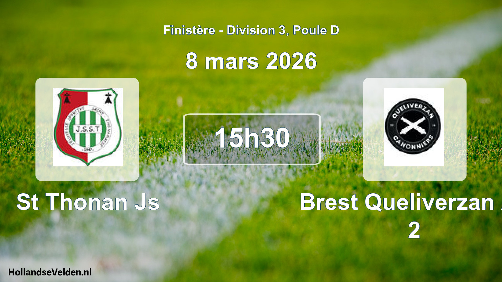Scheduled Match: St Thonan Js - Brest Queliverzan As 2 (8 March 2026)