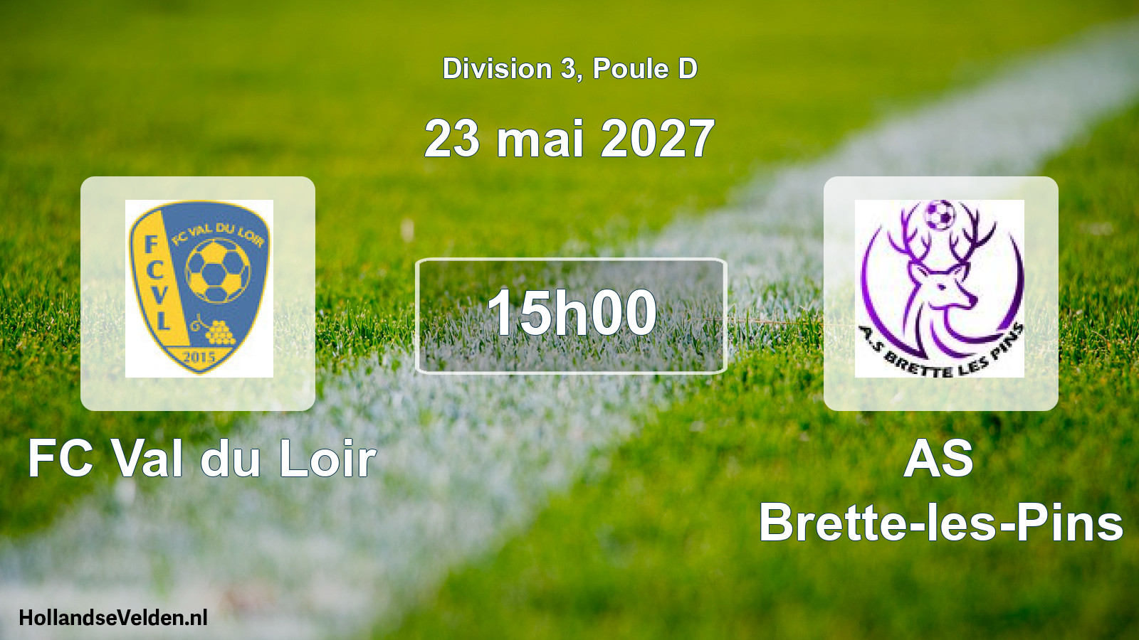 Match programmé: FC Val du Loir - AS Brette-les-Pins (23 mai 2027)