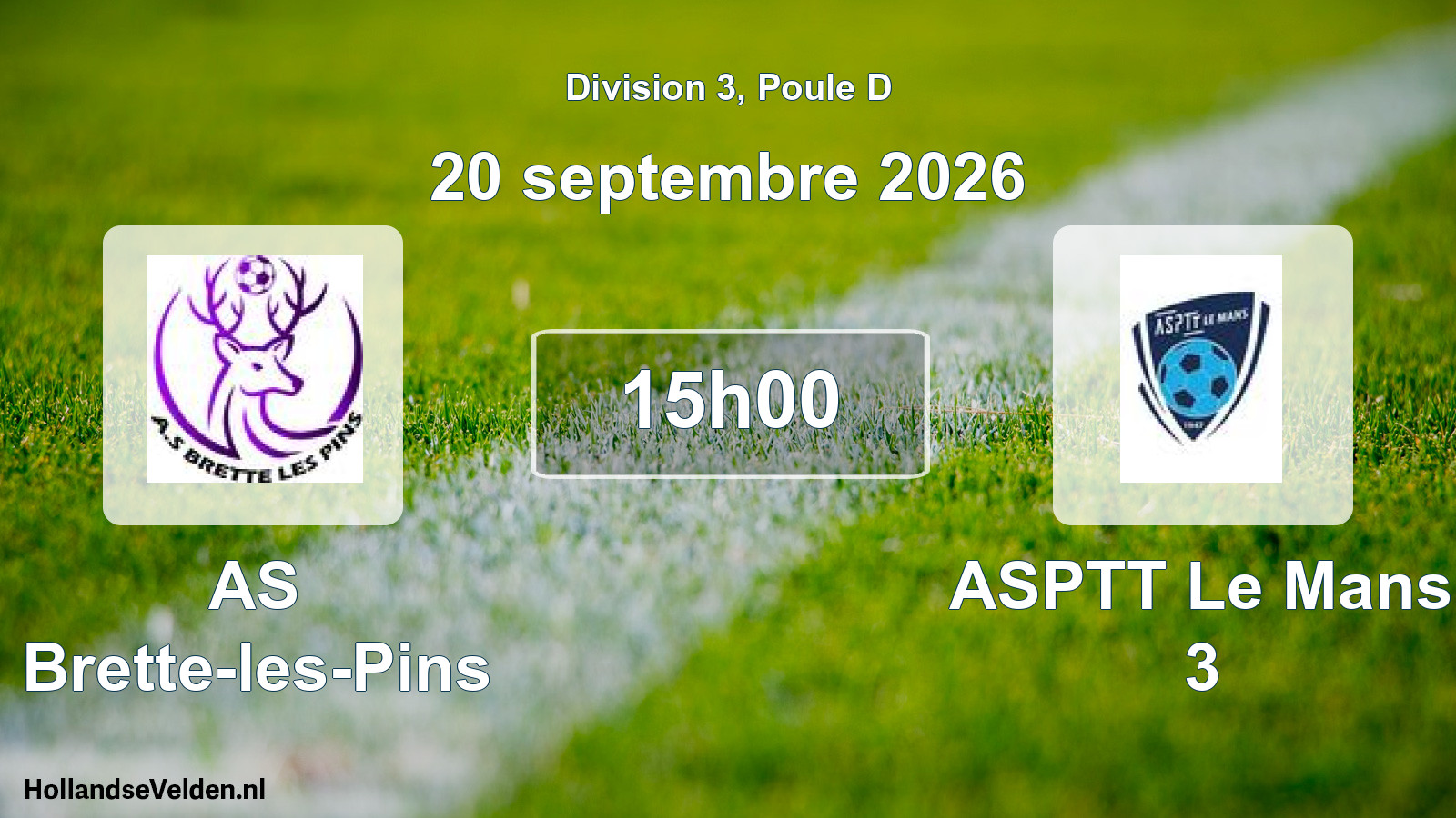 Scheduled Match: AS Brette-les-Pins - ASPTT Le Mans 3 (20 September 2026)