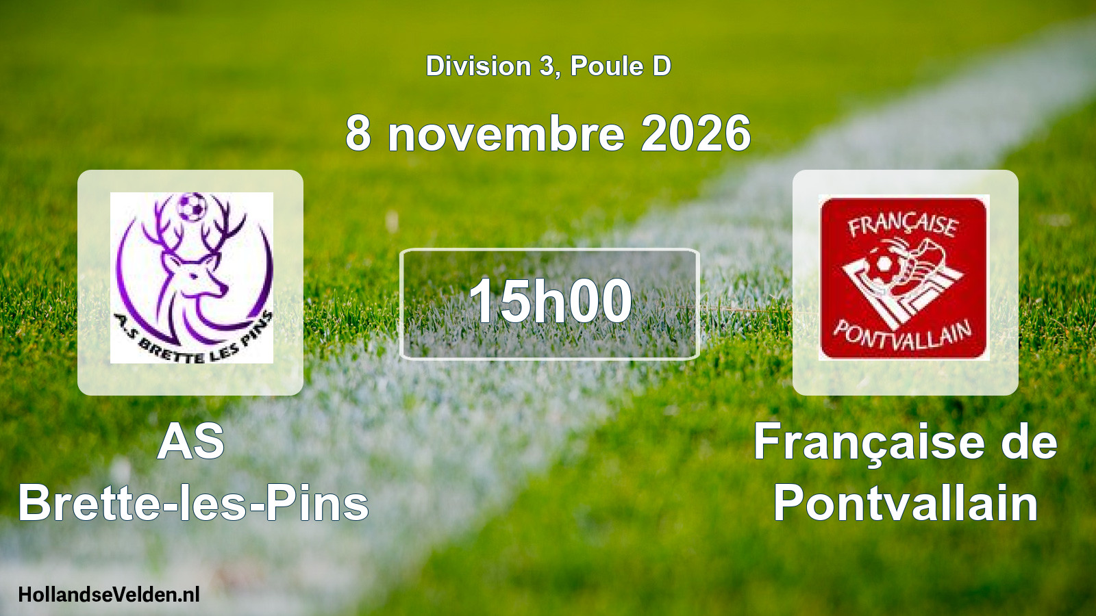 Scheduled Match: AS Brette-les-Pins - Française de Pontvallain (8 November 2026)