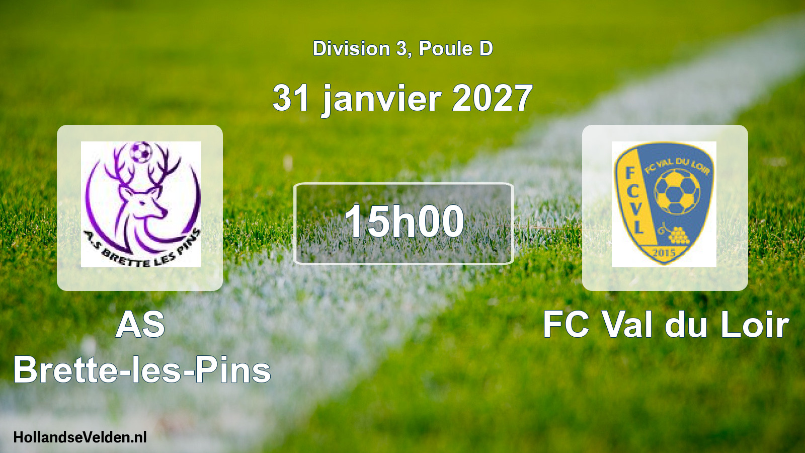 Match programmé: AS Brette-les-Pins - FC Val du Loir (31 janvier 2027)