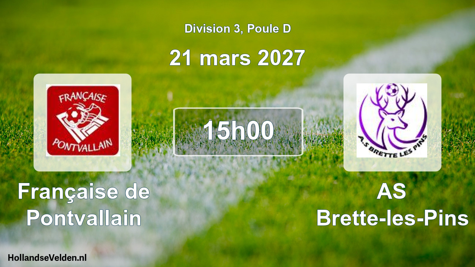 Scheduled Match: Française de Pontvallain - AS Brette-les-Pins (21 March 2027)