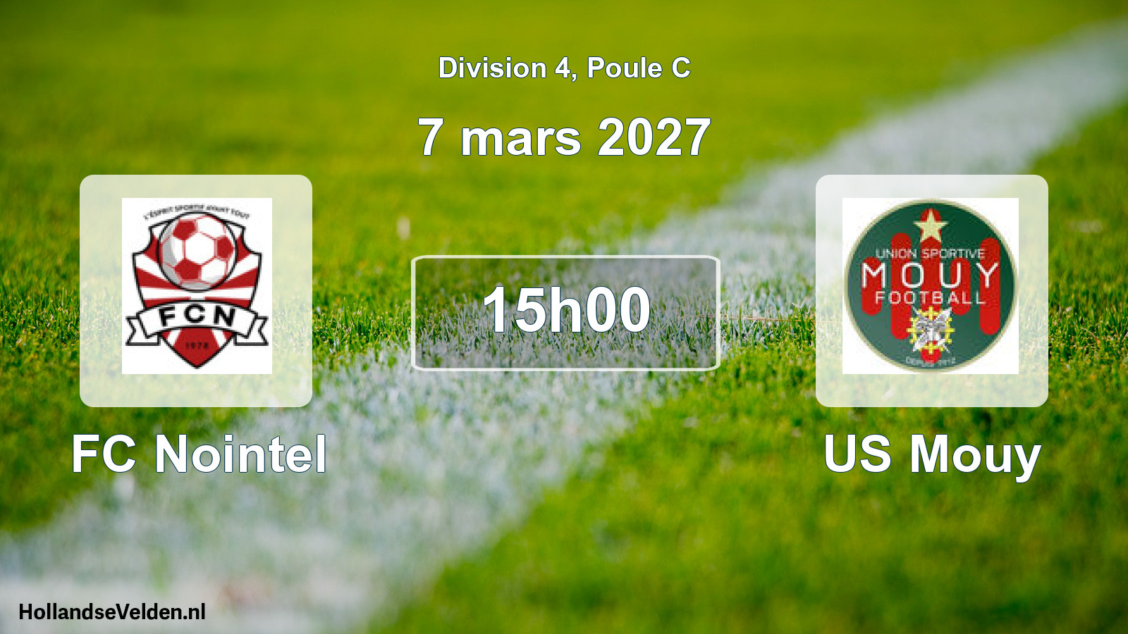 Scheduled Match: FC Nointel - US Mouy (7 March 2027)