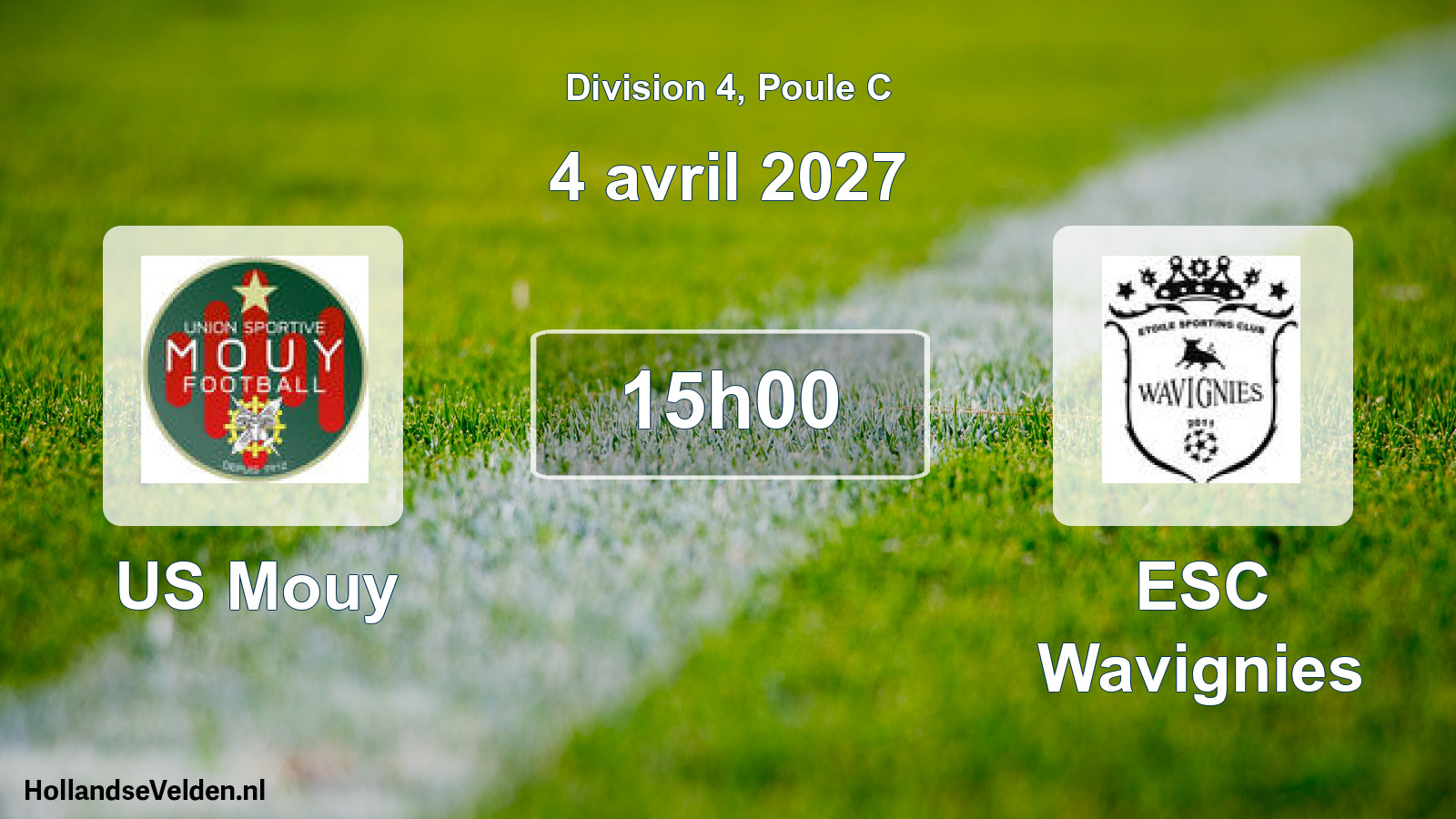 Scheduled Match: US Mouy - ESC Wavignies (4 April 2027)
