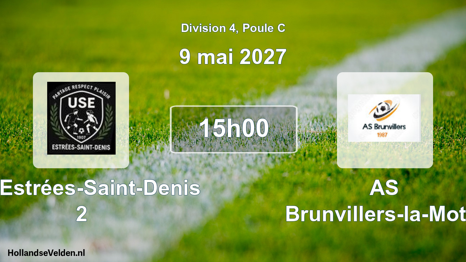 Scheduled Match: US Estrées-Saint-Denis 2 - AS Brunvillers-la-Motte (9 May 2027)