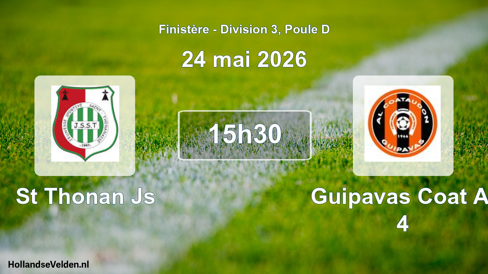Geplande wedstrijd: St Thonan Js - Guipavas Coat Al 4 (24 mai 2026)