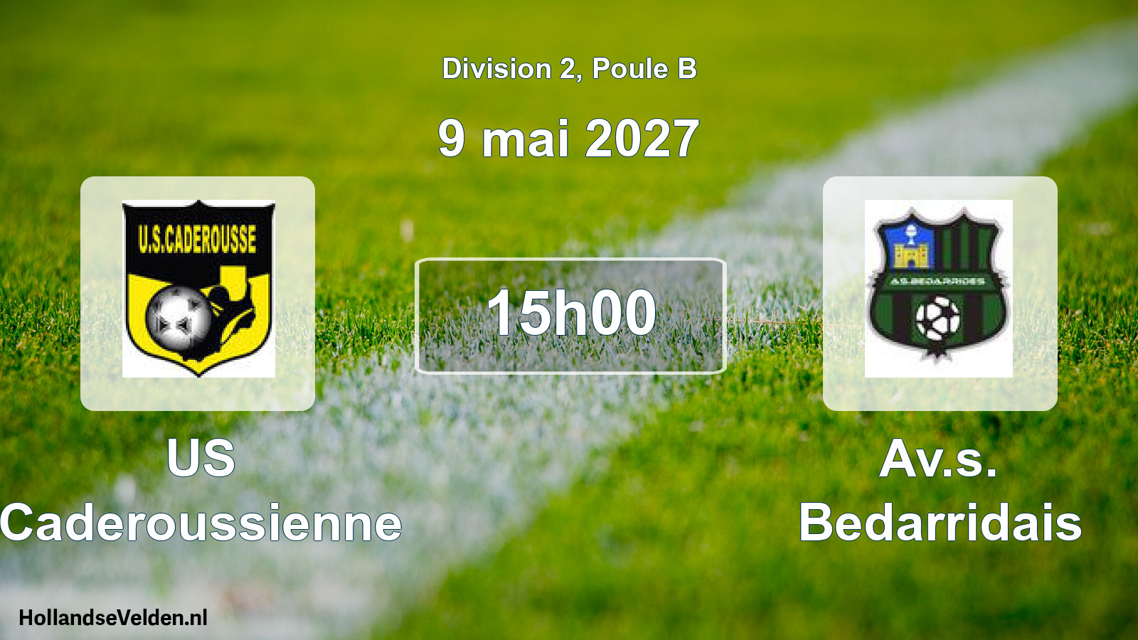 Scheduled Match: US Caderoussienne - Av.s. Bedarridais (9 May 2027)