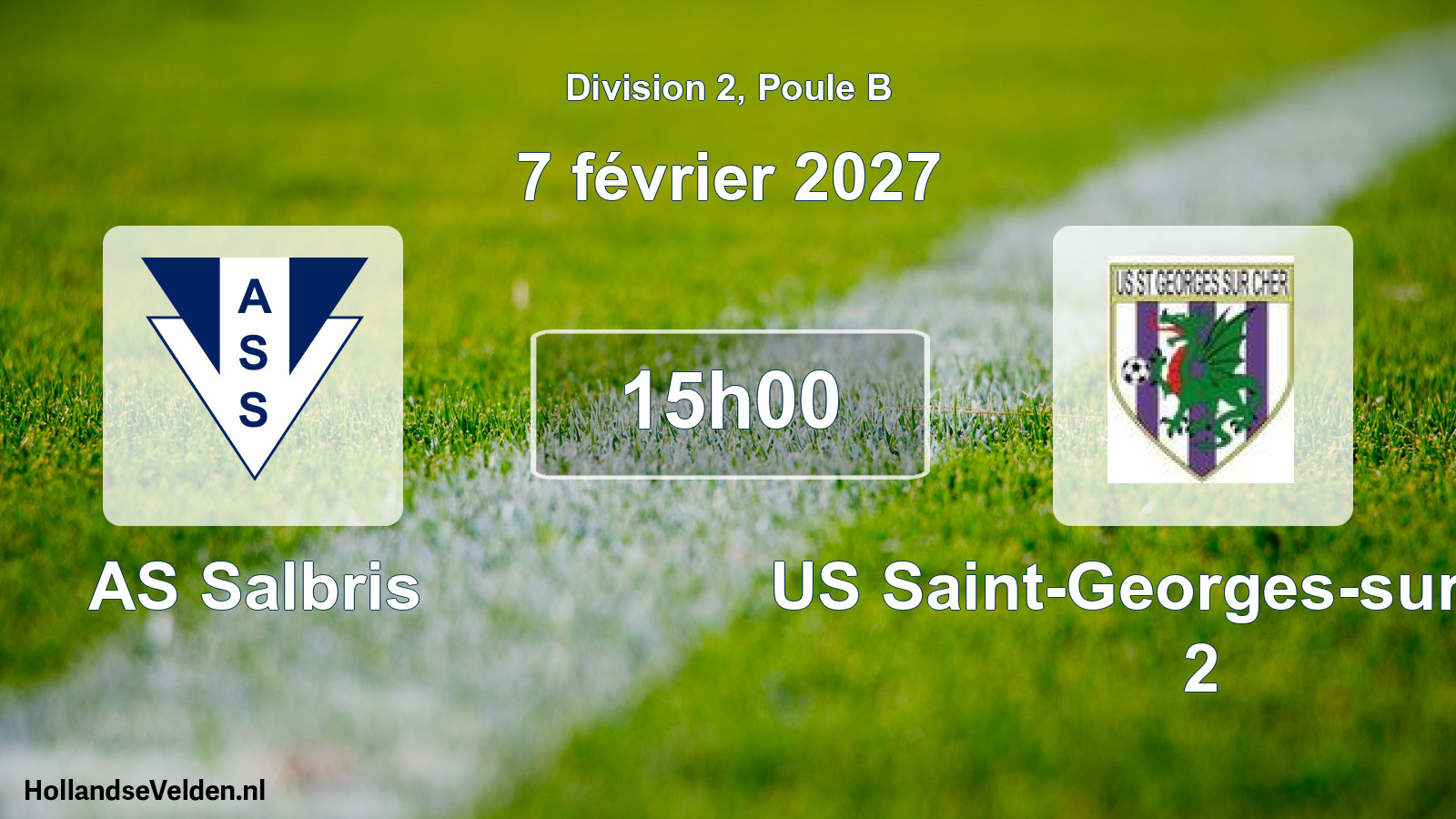 Scheduled Match: AS Salbris - US Saint-Georges-sur-Cher 2 (7 February 2027)