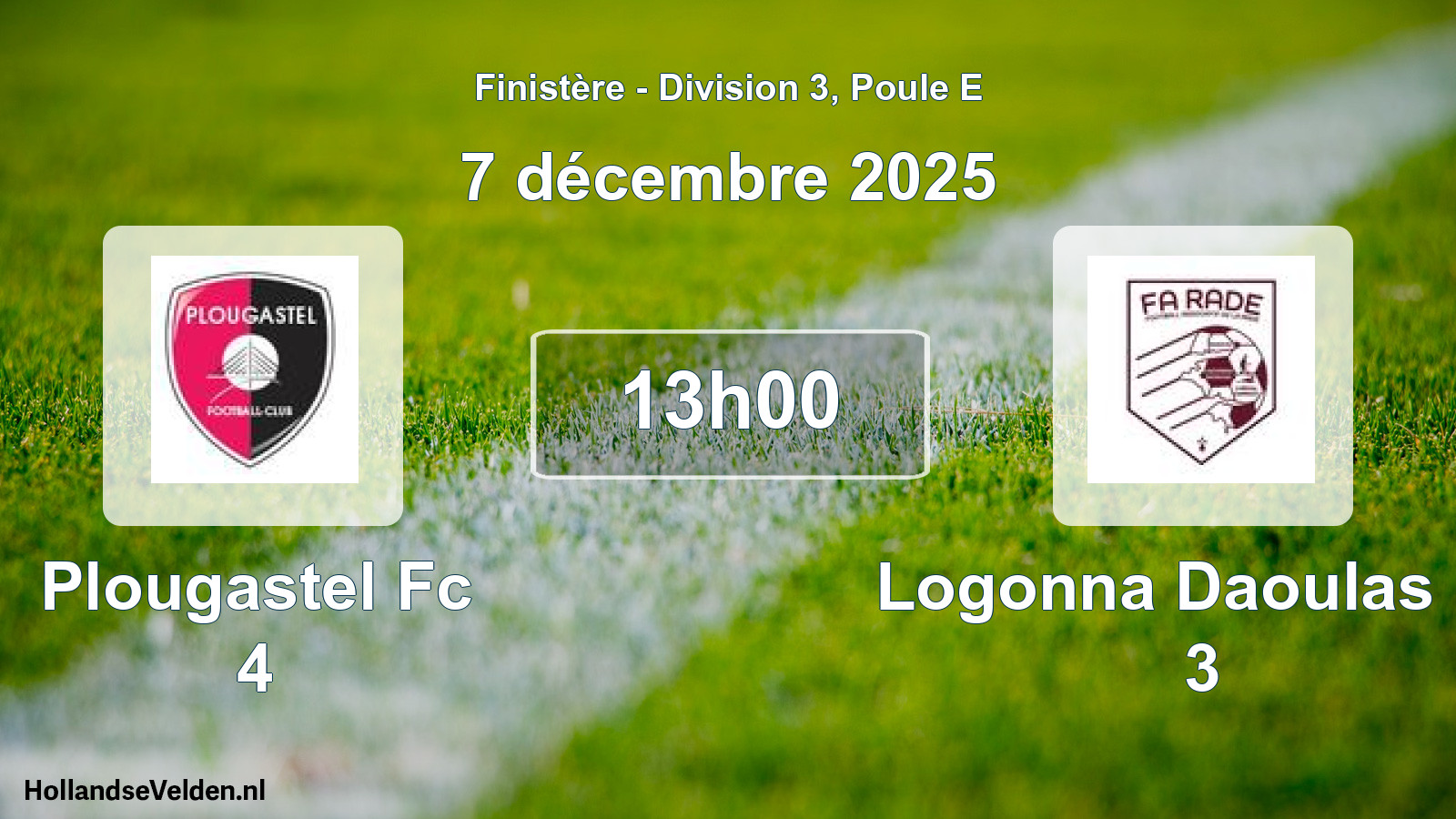 Scheduled Match: Plougastel Fc 4 - Logonna Daoulas Fa 3 (7 December 2025)