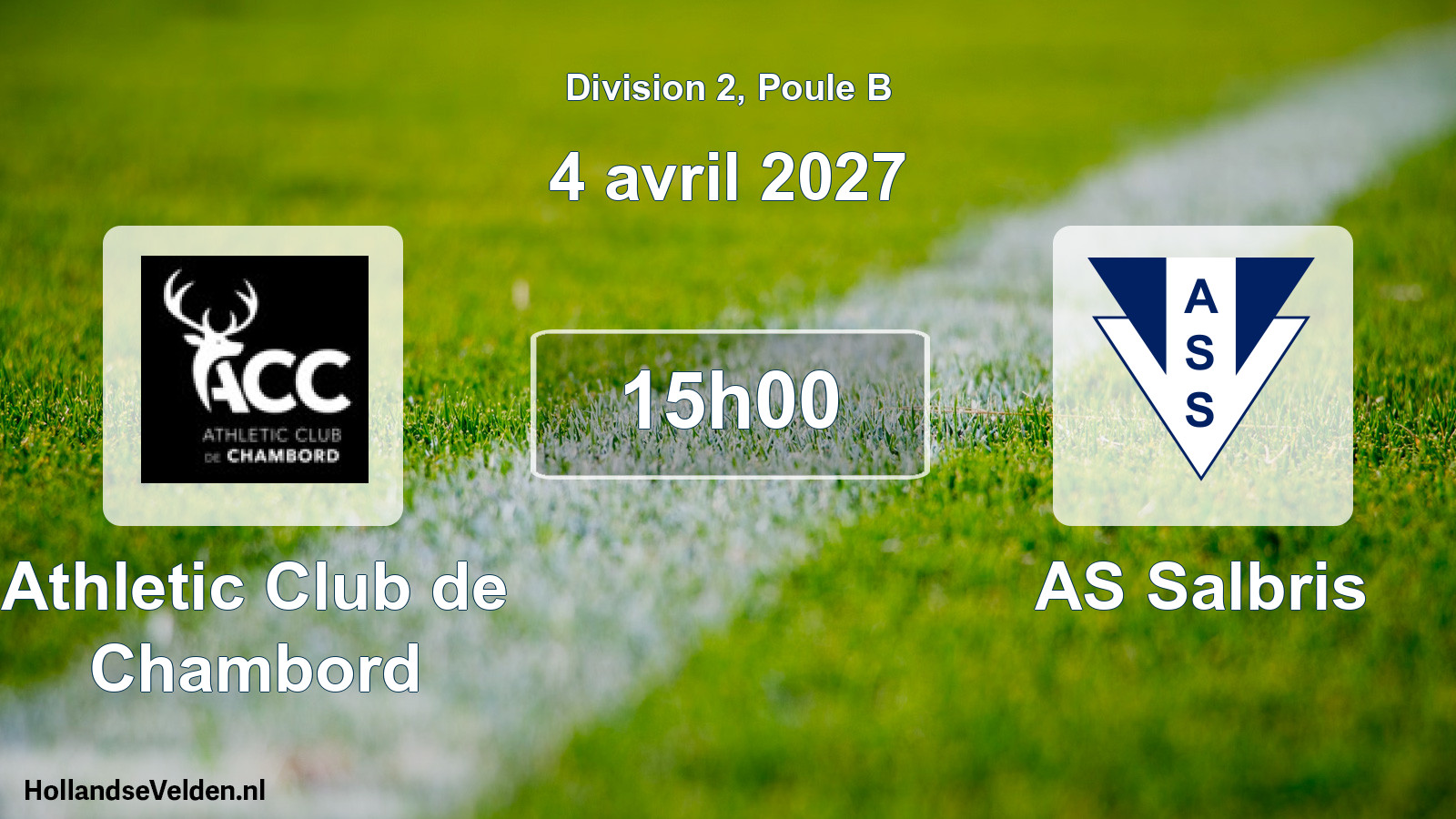 Match programmé: Athletic Club de Chambord - AS Salbris (4 avril 2027)