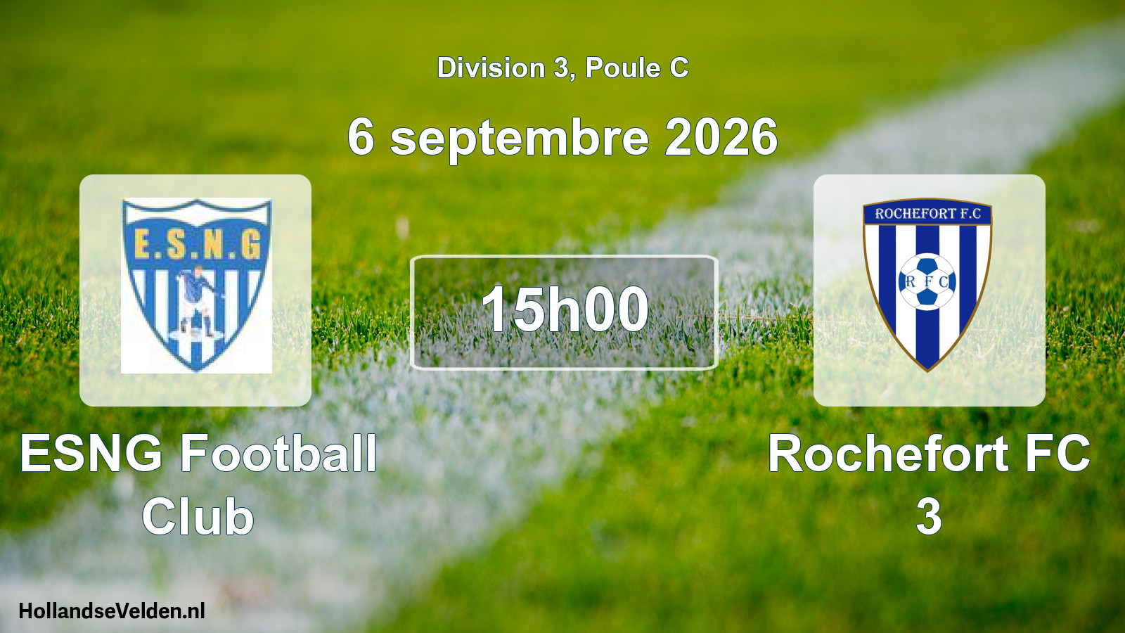 Scheduled Match: ESNG Football Club - Rochefort FC 3 (6 September 2026)