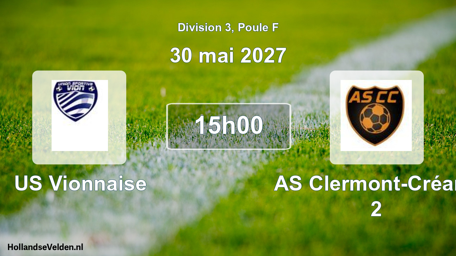 Match programmé: US Vionnaise - AS Clermont-Créans 2 (30 mai 2027)