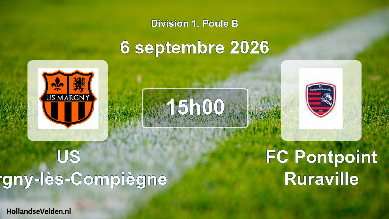 Scheduled Match: US Margny-lès-Compiègne - FC Pontpoint Ruraville (6 September 2026)