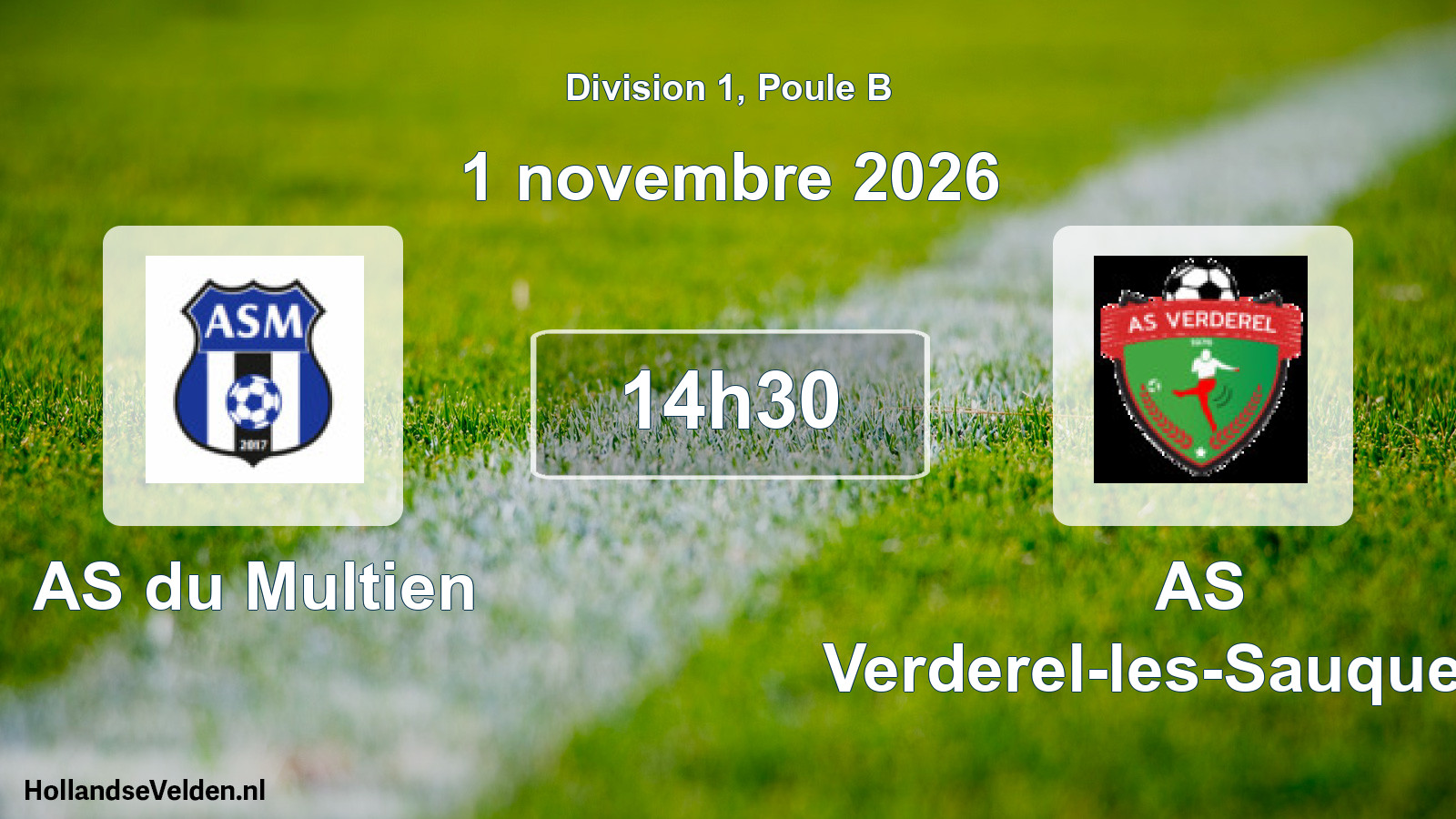 Scheduled Match: AS du Multien - AS Verderel-les-Sauqueuse (1 November 2026)