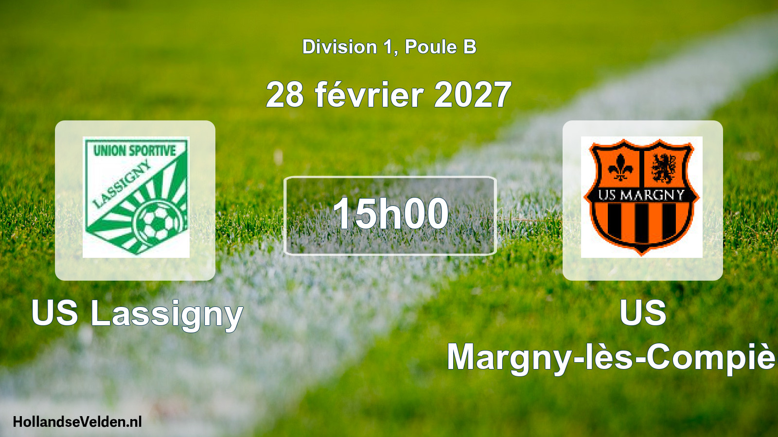 Scheduled Match: US Lassigny - US Margny-lès-Compiègne (28 February 2027)