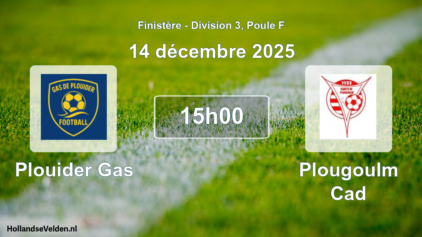 Scheduled Match: Plouider Gas - Plougoulm Cad (14 December 2025)