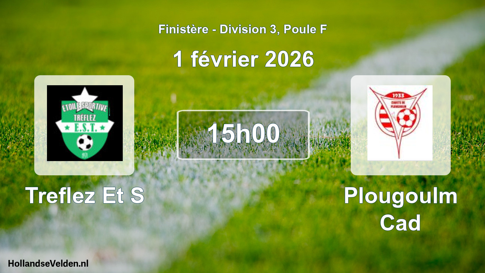 Geplande wedstrijd: Treflez Et S - Plougoulm Cad (1 février 2026)