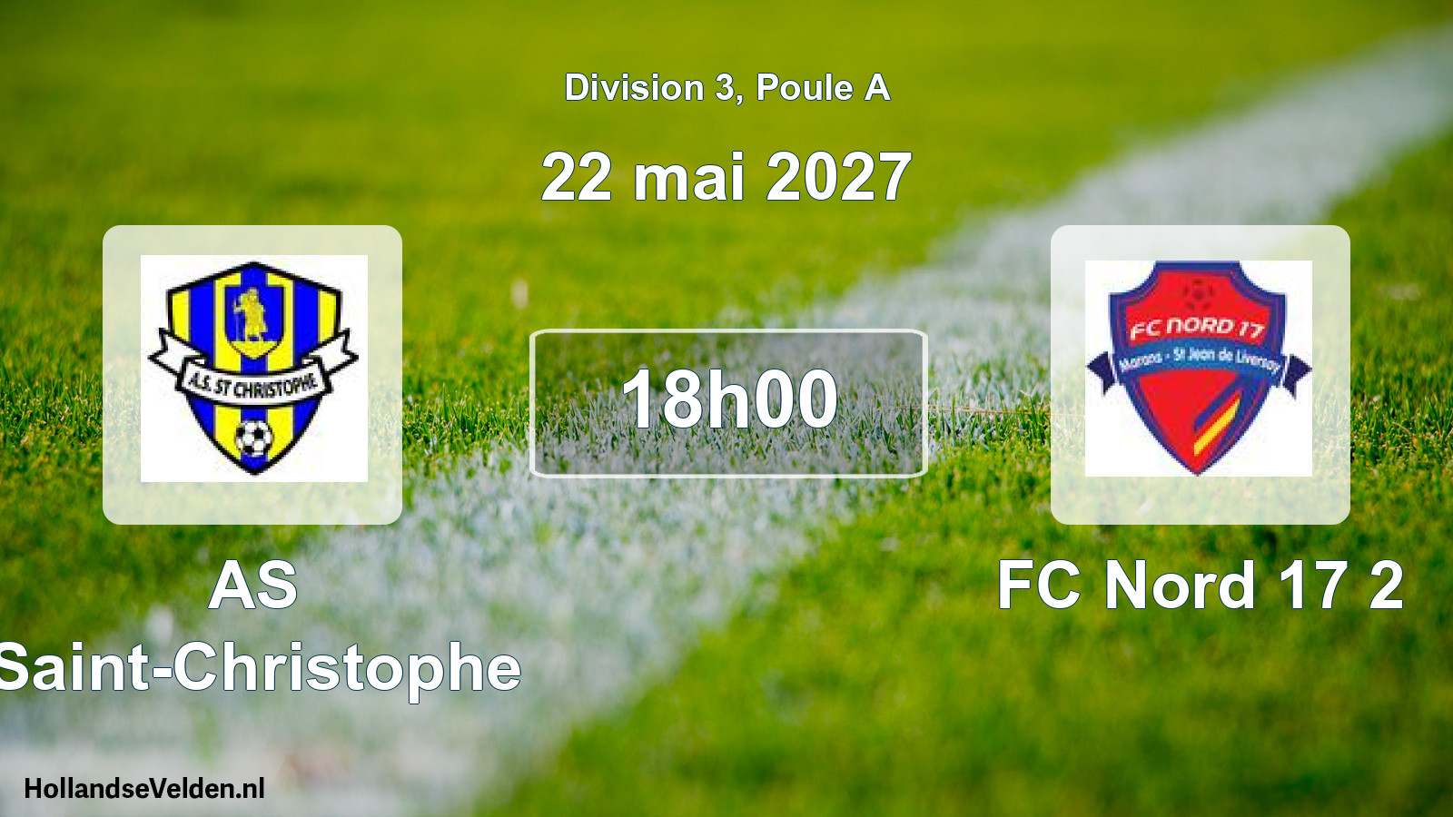 Scheduled Match: AS Saint-Christophe - FC Nord 17 2 (22 May 2027)