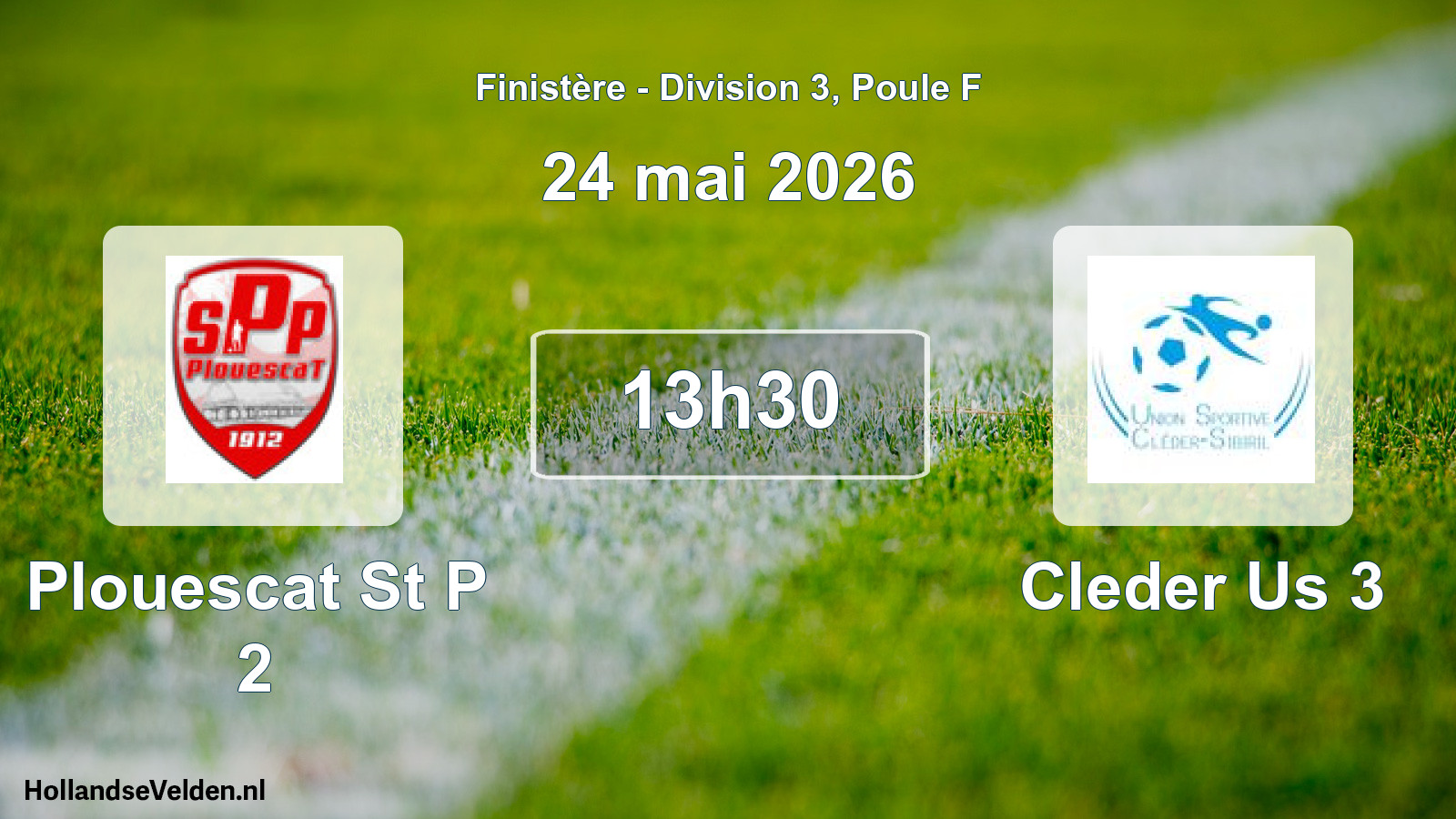 Geplande wedstrijd: Plouescat St P 2 - Cleder Us 3 (24 mai 2026)