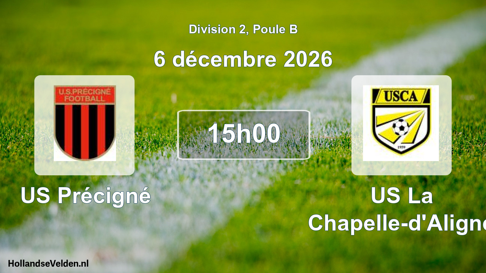 Scheduled Match: US Précigné - US La Chapelle-d'Aligné (6 December 2026)