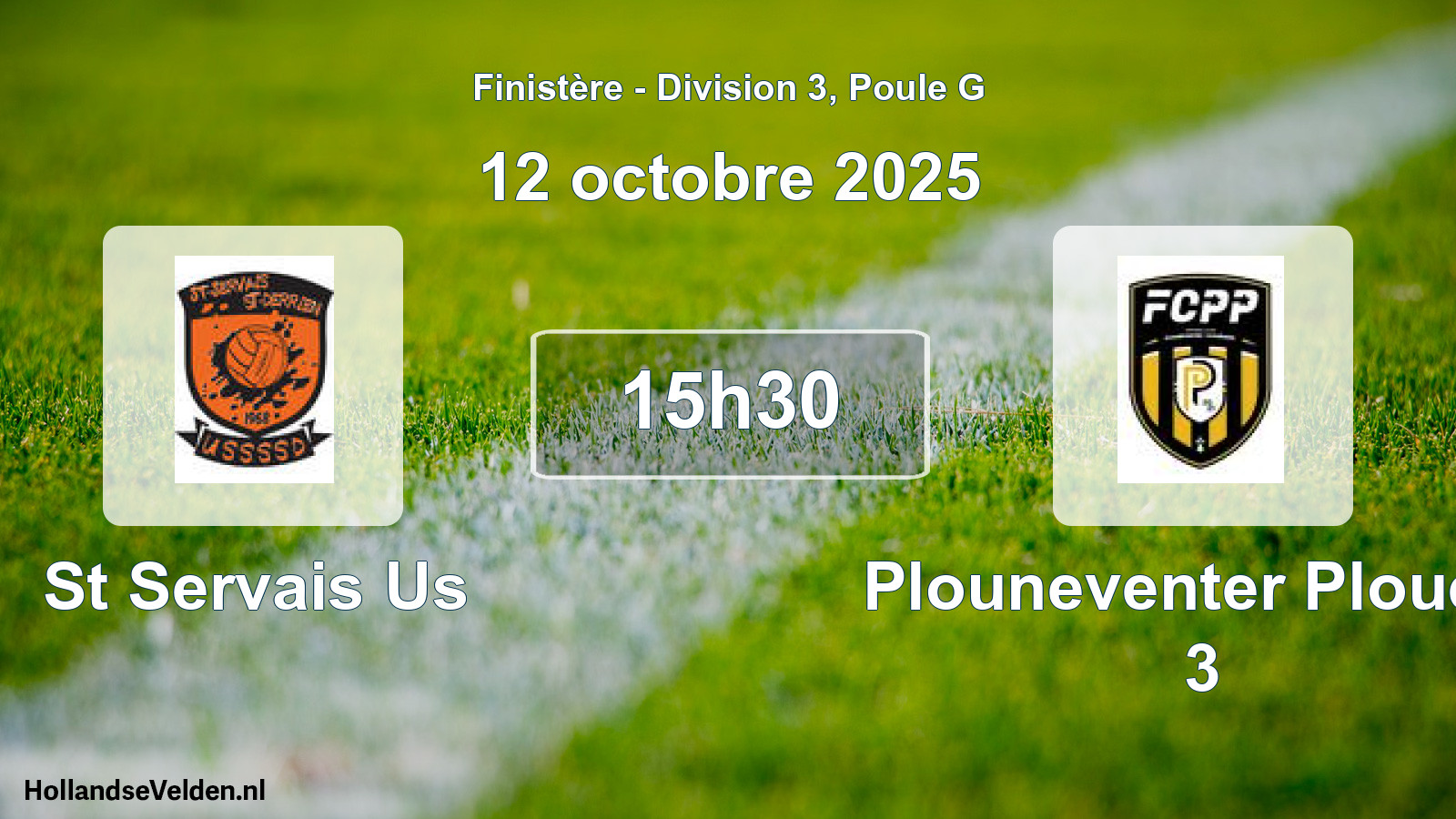 Scheduled Match: St Servais Us - Plouneventer Ploued. 3 (12 October 2025)