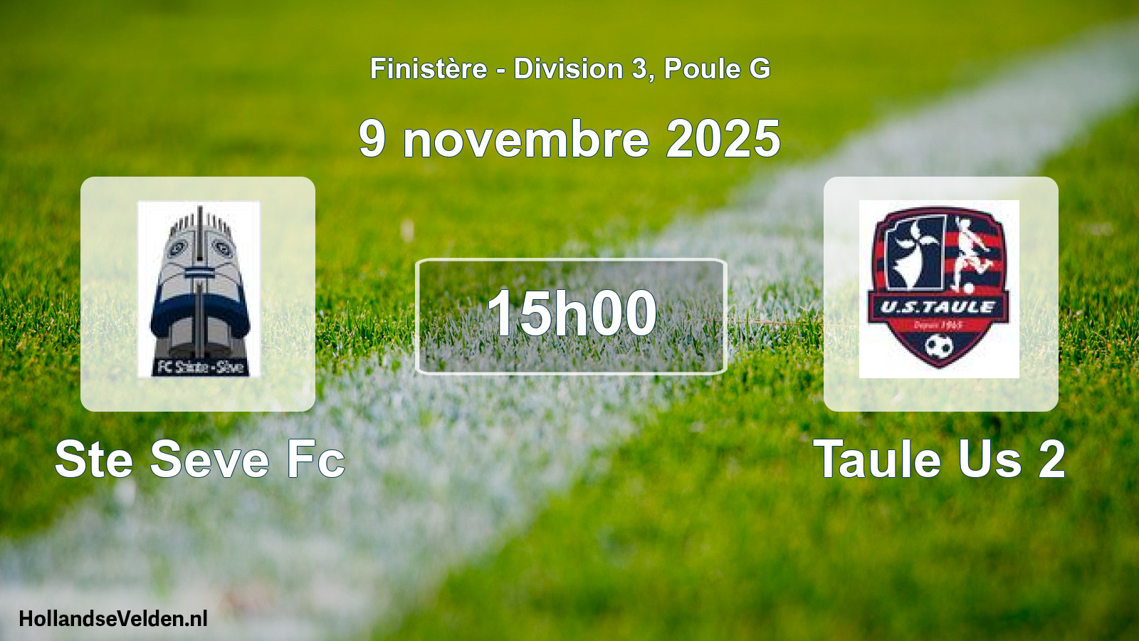 Geplande wedstrijd: Ste Seve Fc - Taule Us 2 (9 novembre 2025)