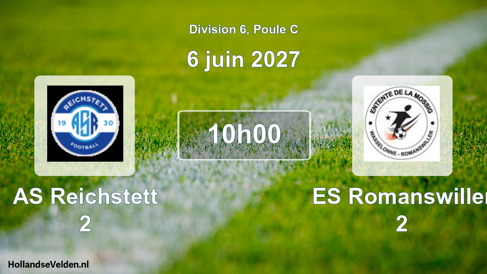 Scheduled Match: AS Reichstett 2 - ES Romanswiller 2 (6 June 2027)