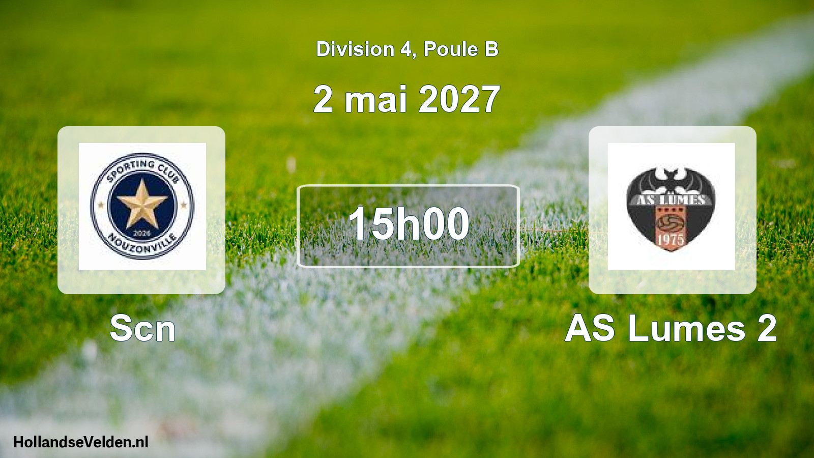 Scheduled Match: Scn - AS Lumes 2 (2 May 2027)