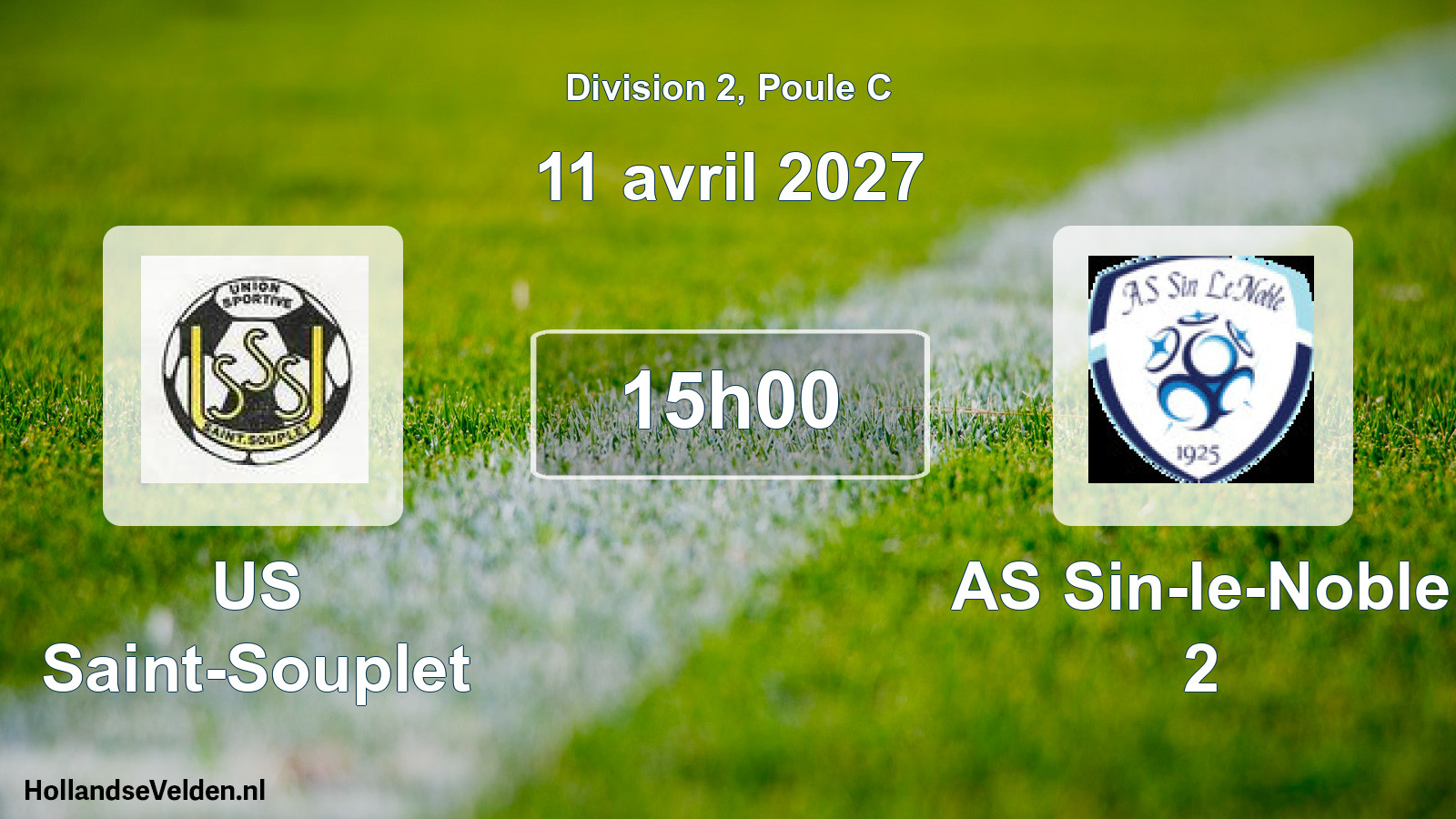 Scheduled Match: US Saint-Souplet - AS Sin-le-Noble 2 (11 April 2027)